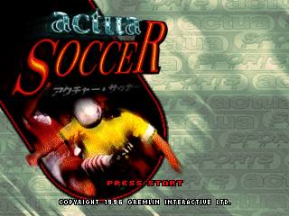 Play <b>Actua Soccer</b> Online